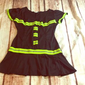 Size Medium Large woman fireman costume